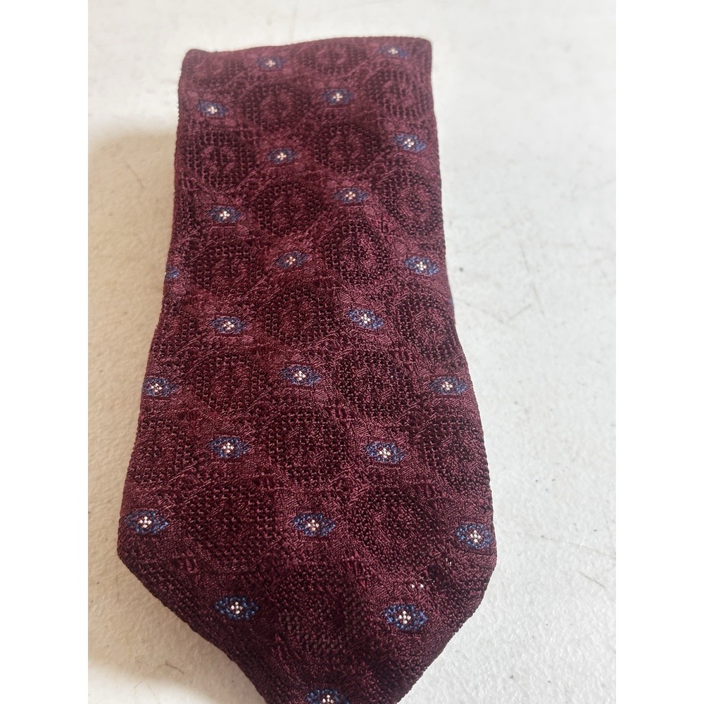 Polo Ralph Lauren PURPLE LABEL Silk Tie Necktie Handmade Embroidered 3"W 54"L